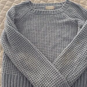 Altar'd State light blue Waffle Knit Sweater